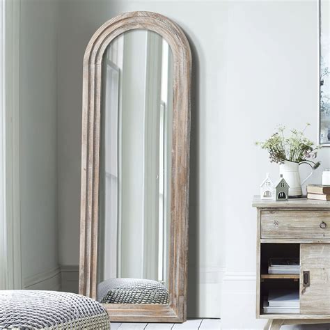 Amazon Mayeerty Rustic Full Length Mirror Arched X Farmhouse