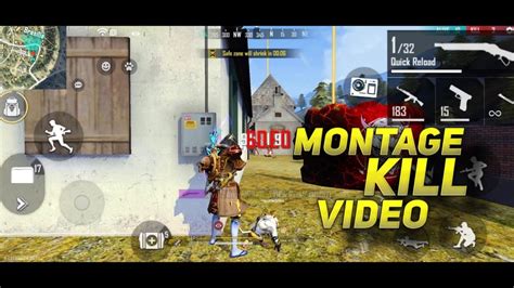 RANKED KILLING HIGHLIGHTS BEST KILLING MONTAGE FREE FIRE BATTLE GROUND