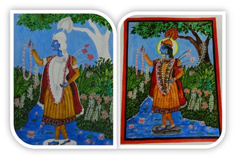 Hued Sanjukta Paintings