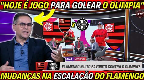 MUDANÇAS na ESCALAÇÃO do FLAMENGO QUARTETO MÁGICO de VOLTA FLAMENGO