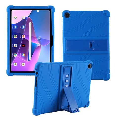 Funda Con Soporte De Silicona Para Lenovo Tab M10 3 Generaci N 10 1