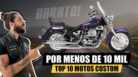 10 Moto Custom Barata Por MENOS De 10 MIL Em 2024 YouTube