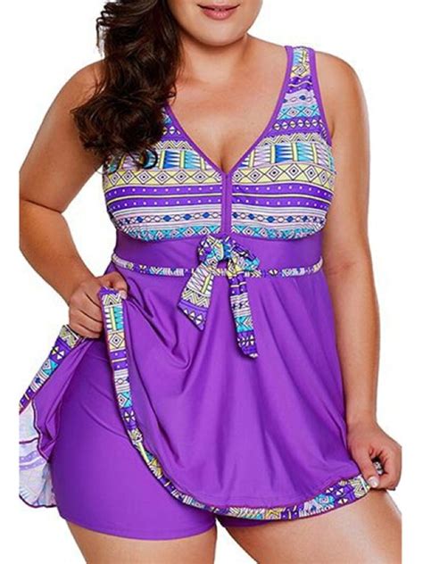 Langwyqu Plus Size Women S Bathing Suit Piece Summer Swimsuit And