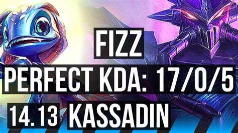 Fizz Vs Kassadin Mid Legendary Solo Kills Rank Fizz