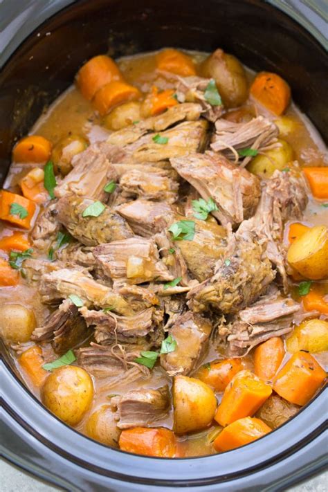 Slow Cooker Pot Roast Easy Crock Pot Recipe