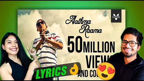 Brodha V Aathma Raama Music Video Rap Song Reaction YouTube