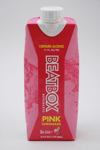 Beatbox Mixtape Pink Lemonade Mixed Drink 169fl Oz Morewines