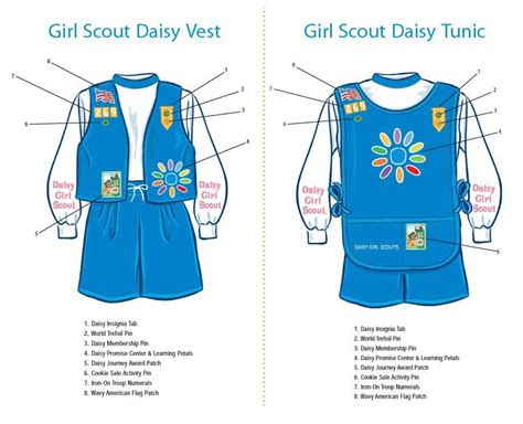 Daisy Uniform Patch Placement Girl Scout Daisy Vest Daisy Girl Scouts Girl Scout Daisy Uniform