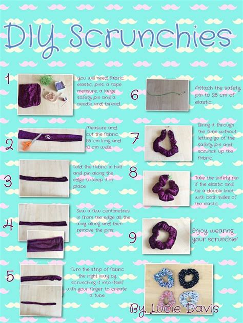 Diy Projects For You To Make A Pretty Scrunchie Pretty Designs