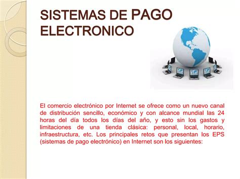 Sistemas De Pago Electronico PPT