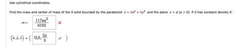 Solved Write The Equation In Spherical Coordinates A 3z2