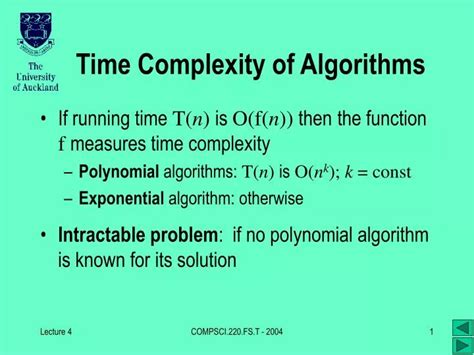 Ppt Time Complexity Of Algorithms Powerpoint Presentation Free Download Id4512516