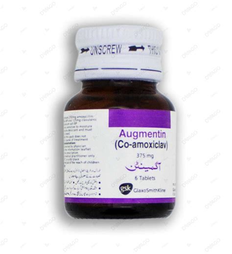 Augmentin Tablets 375Mg – hopepharmacy.pk
