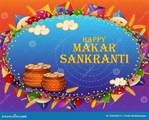 Happy Makar Sankranti Religious Traditional Festival Of India