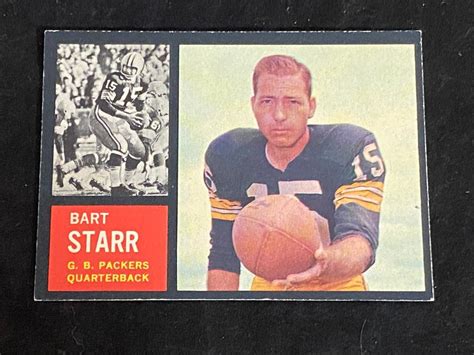 Lot Vg Vgex Topps Sp Bart Starr