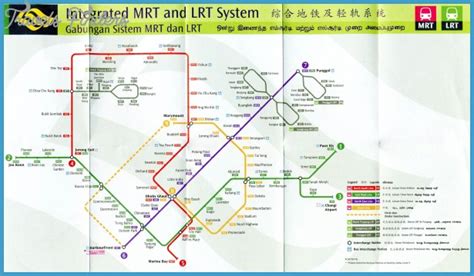 Singapore Subway Map Travelsfinderscom