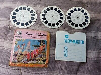 Vintage Viewmaster Snow White And The Dwarfs X Reel Set Sawyer S