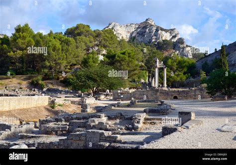 Glanum Oppidum Fortified Town Celto Ligurian People Alpilles Bouches