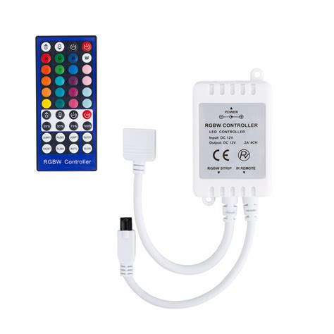 Controlador Regulador Tira LED RGBW 12V DC Con Mando IR EfectoLED