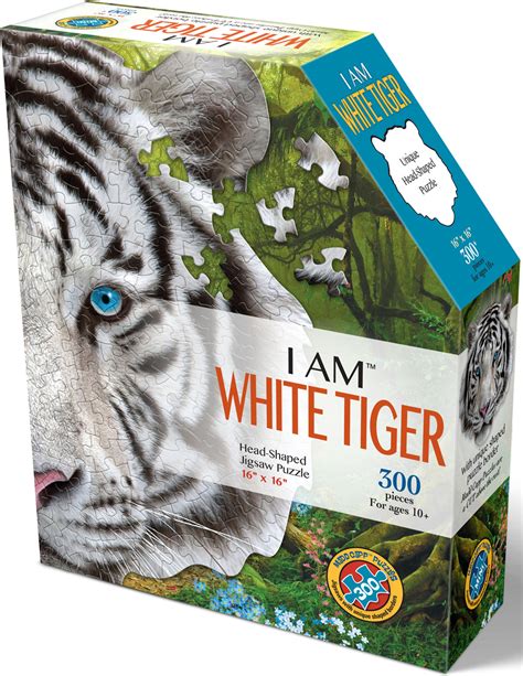 Madd Capp Mini Puzzle I Am White Tiger Pieces Madd Capp Games