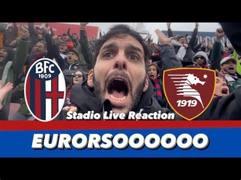 Bologna Salernitana 3 0 Stadio Live Reaction ORSOLINI E SAELEMAKERS