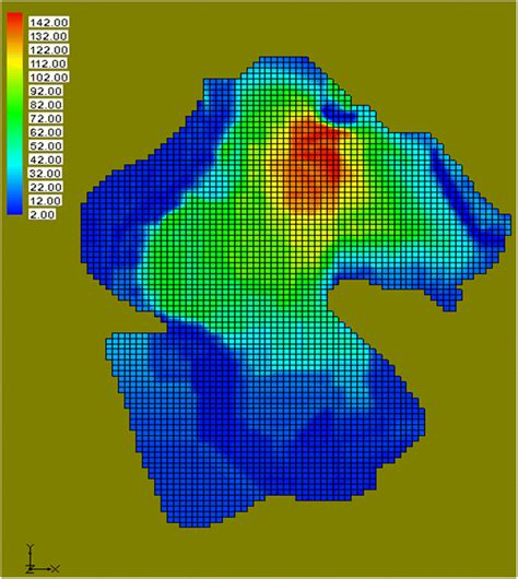 Distribution Of Calibrated Values Of Hydraulic Conductivity Parameter