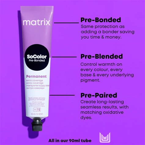 Matrix Socolor Pre Bonded Permanent Hair Colour Extra Coverage 507n