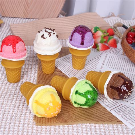 Goodhd Ice Cream Model Cone Simulation Props Ice Cream Model Fake Ice