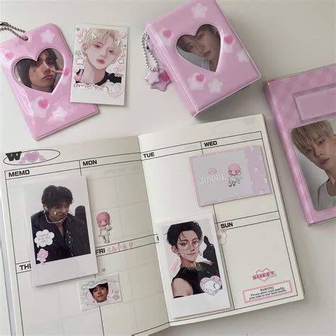 Yeonjun Txt Choi Yeonjun Deco Diary Journal Journaling Photocard Polco