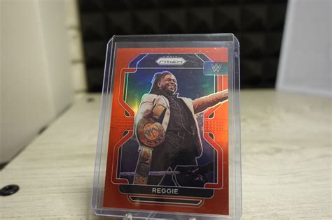 Panini Prizm Wwe Reggie Red Prizm Sp D St Year