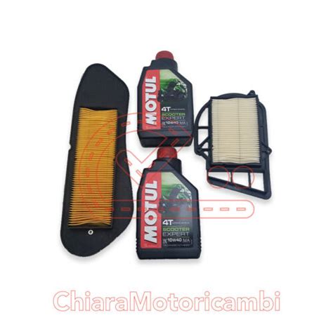 KIT TAGLIANDO YAMAHA X MAX 250 2005 2006 2007 2008 2009 2010 OLIO MOTUL