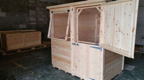 Bespoke Rabbit Home Amazing Rabbit Shed With Inner Mesh Door And