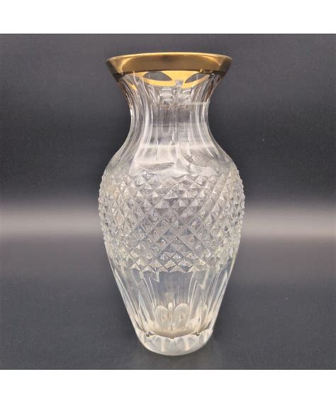 Vintage Vase Aus Bleikristall 1940 1950