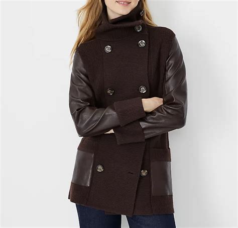 Faux Leather Coatigan — Elements Of Style