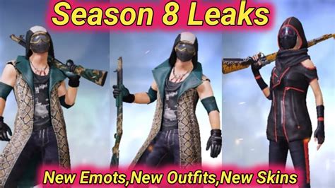 Pubg Mobile Season 8 Royal Pass Leaks New Emots New Outfits New Gun Skins Youtube