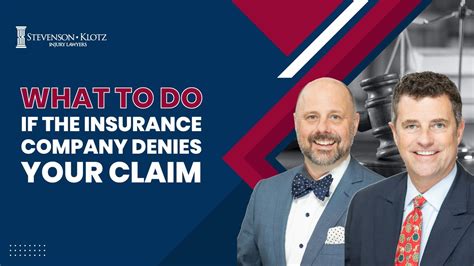 What To Do If The Insurance Company Denies Your Claim YouTube