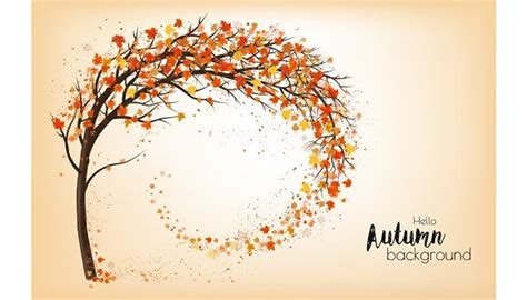 Beautiful Autumn Tree Background