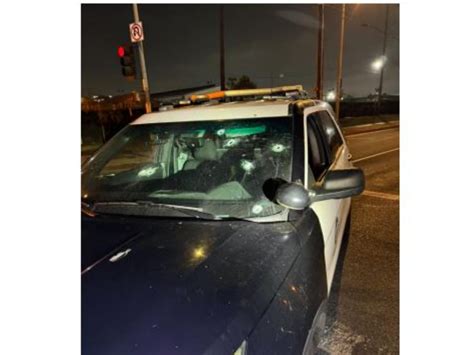 Police Search For Shooter Who Fired On LAPD Officers Los Angeles CA