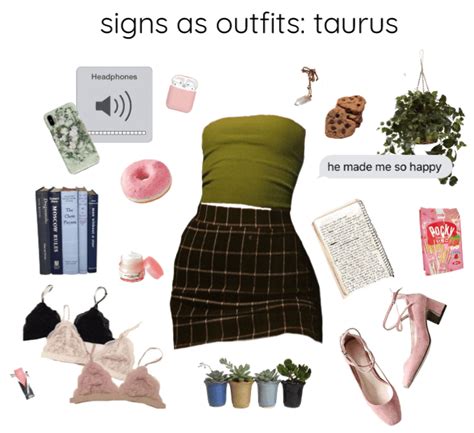 Zodiac Taurus Outfit Shoplook Outfit Inspirations Zodiac Sign