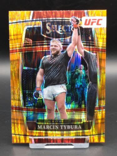 Panini Select Ufc Marcin Tybura Concourse Orange Flash Prizm