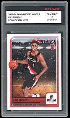 Kris Murray Panini Nba Hoops Winter St Graded Rookie Card