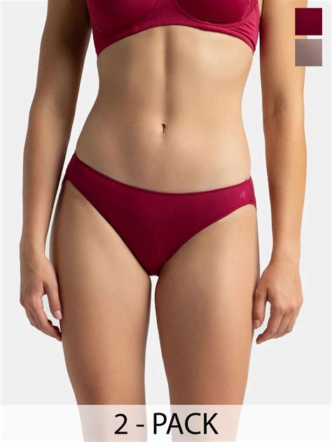 Buy Jockey Pack Of 2 Medium Coverage Micro Modal Bikini With StayFresh Treatment 1803 Briefs