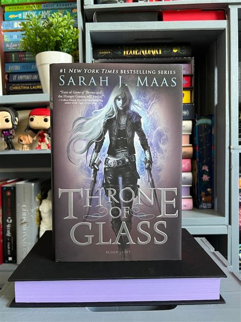 Throne Of Glass Custom Sprayedstenciled Edge Book Etsy