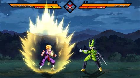 Gohan Vs Cell Mugen Char Youtube