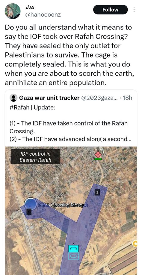 Theyre Planning For A Carnage In Rafah Right In Front Of Everyone All