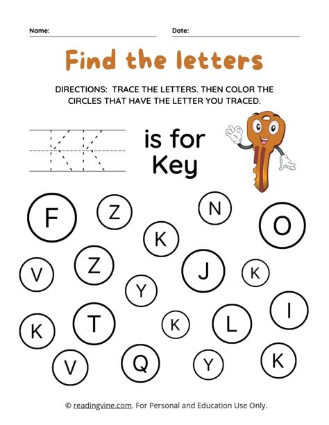 Letter K Worksheets For Preschool Free Printable