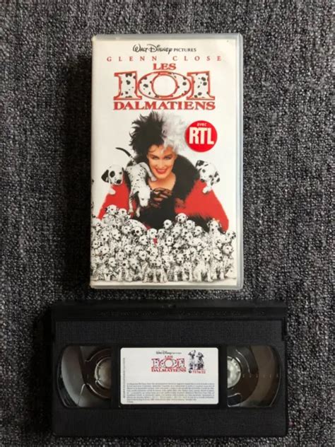 Les Dalmatiens Cassette Vhs Secam Walt Disney Pictures Eur