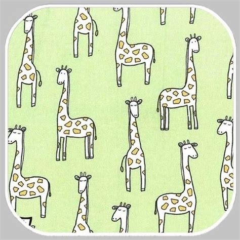 Gentle Giraffes Cotton Flanel Giraffe Fabric Cotton Flannel