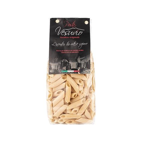 Penne Rigate Pasta Artigianale Da Grani Italiani Pastificio Vesuvio