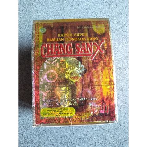 Jual Kapsul Chang San X Original Penunjang Stamina Pria Dewasa Shopee